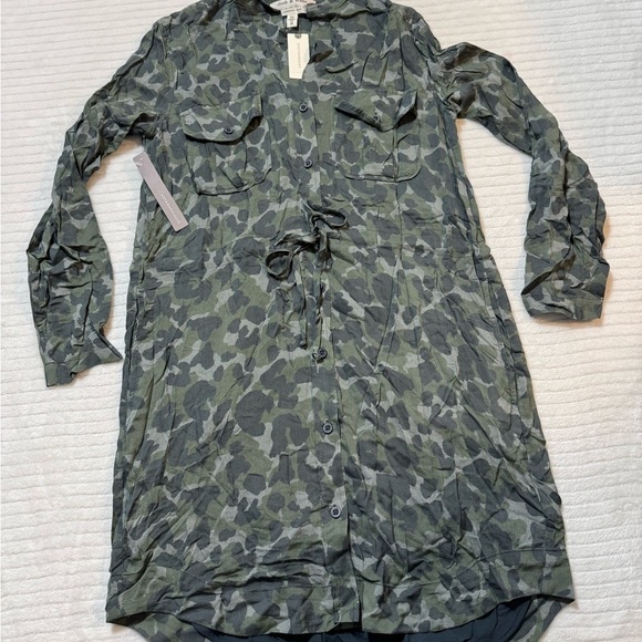 Anthropologie Dresses & Skirts - Anthropologie Cloth & Stone Green Camouflage Dress